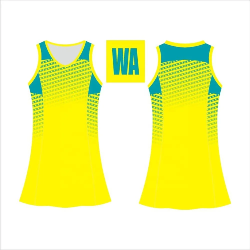 
sublimation netball dress with bib 2021 