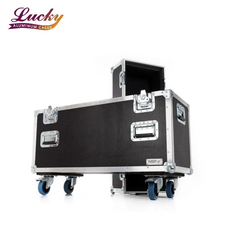 Factory price Lockable Hard Aluminium 55 Inch Single Plasma LCD LED TV Flight Case