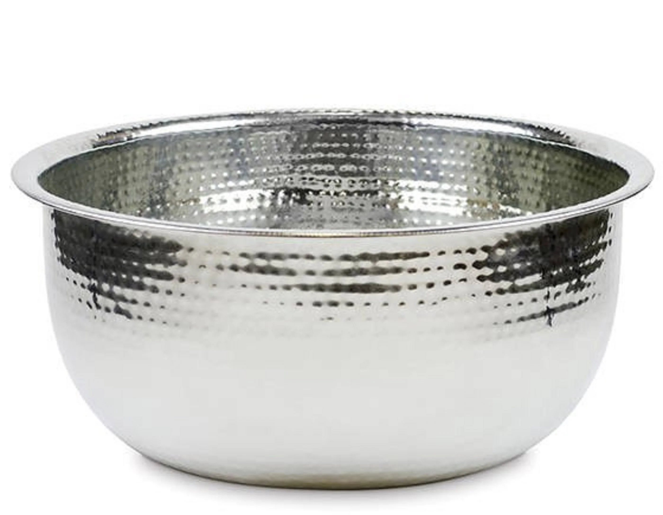 
Stainless Steel Pedicure Bowl Hand Hammered 