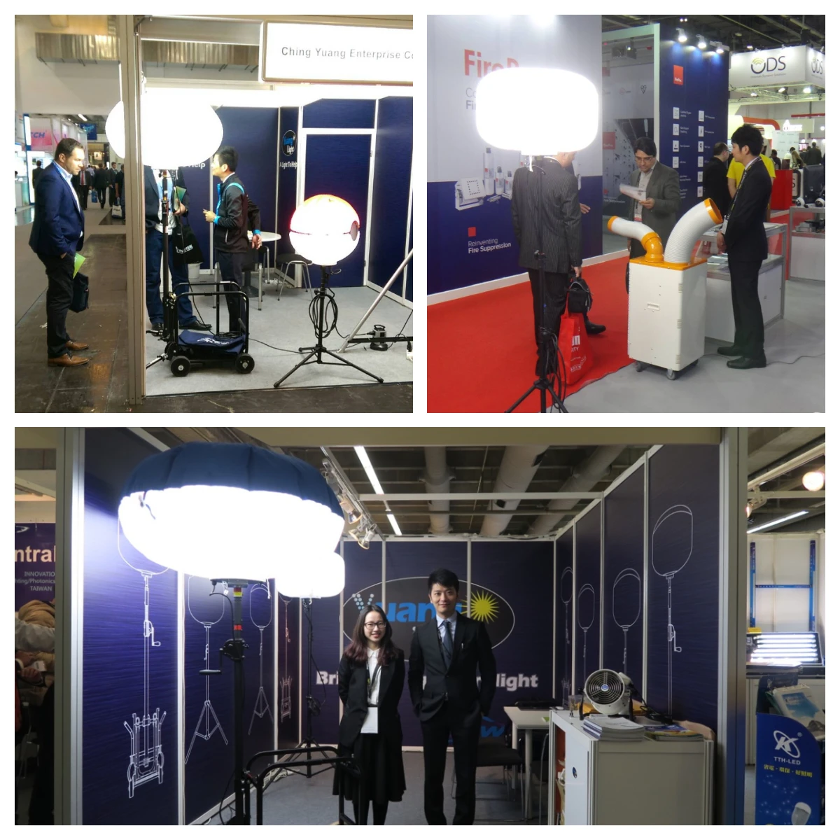 
Temporary lighting solution for Emergency Rescue gas tunneling 