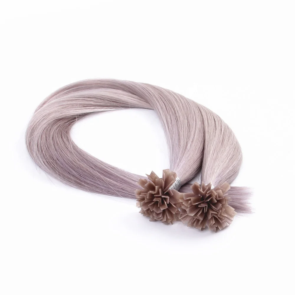 Remy Hair keratin capsule U Tip Machine Made Remy Pre-Bonded Hair Extension U Tip Hair Extension