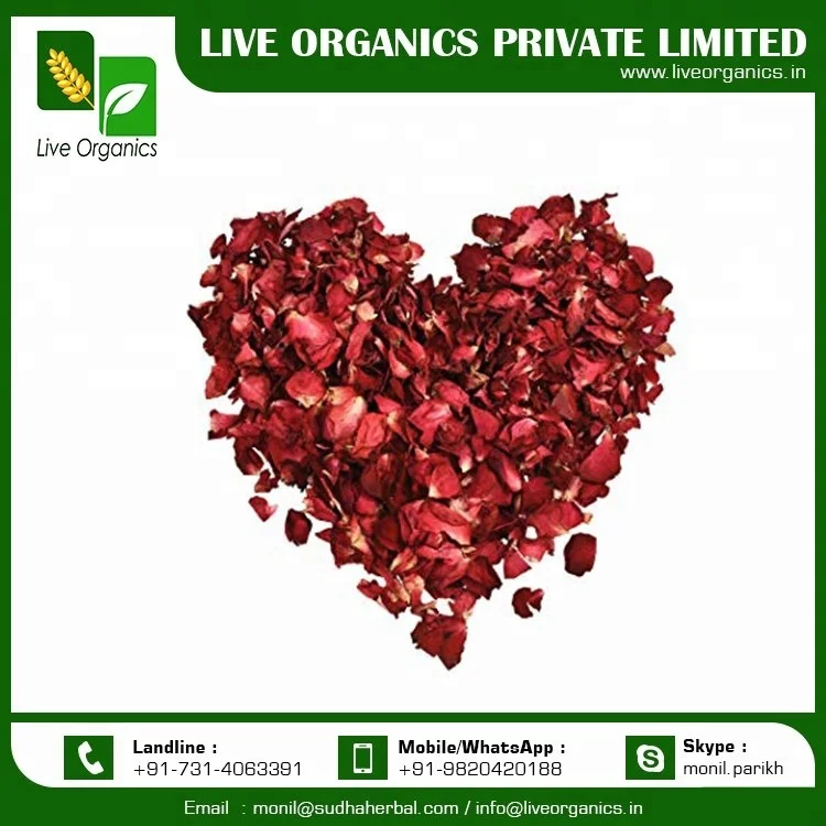 Dried Red Rose Petals at Lowest Price