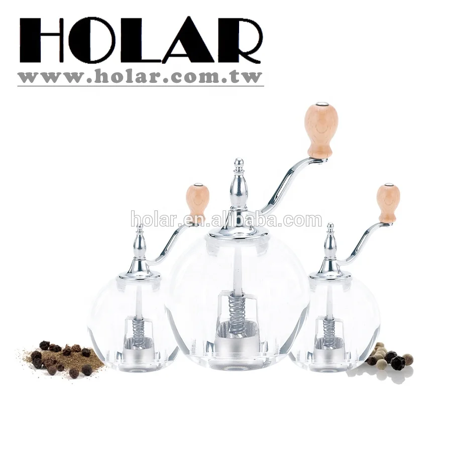 [Holar] Taiwan Made Crystal ball Design Pepper Grinder