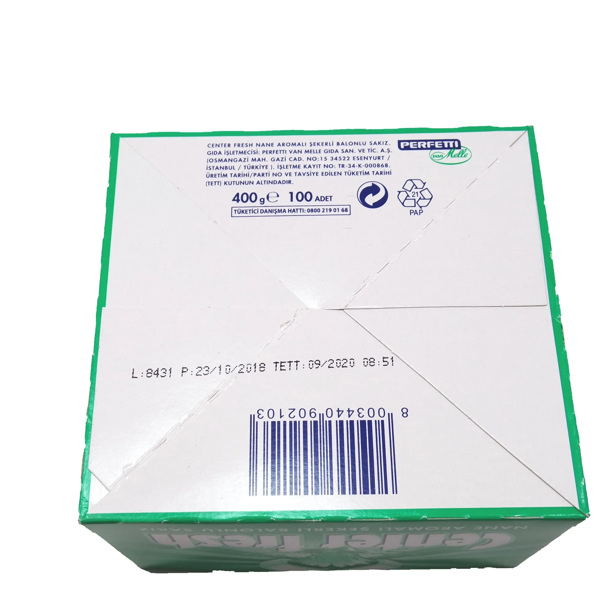 
HALAL CENTER FRESH BUBBLE GUM 