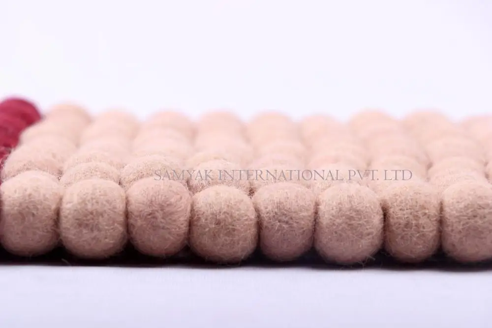 Top Selling Handmade Felt Table Coaster 7 meter rug and mat