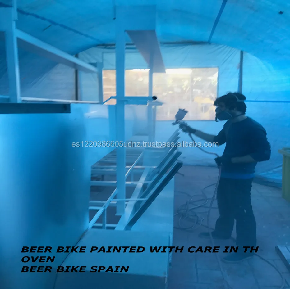 
BEER BIKE YELLOW Chasis 3.0 SPAIN original model CE Europe / Electric Beerbike,partybike,pub bike 