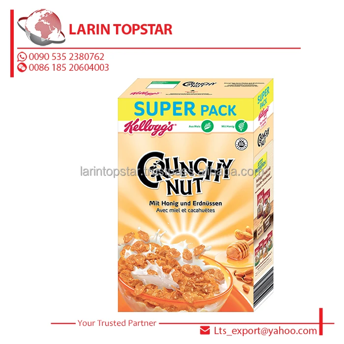 Kelloggs Crunchy Nut 600g (Breakfast Cereals,Baby cereals) frosted