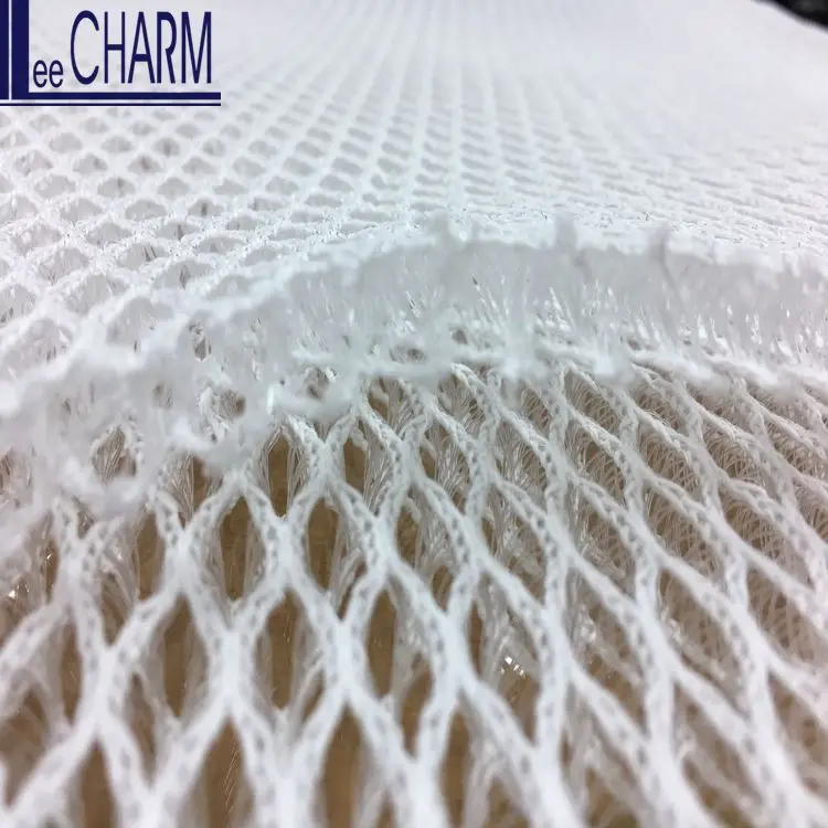 LCYP002 Taiwan 8mm Thick Heavy Duty Air Flow 3D Polyester Sandwich Mesh Fabric