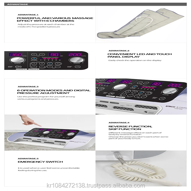 AIR COMPRESSION MASSAGER AIR MASSAGER LEG MASSAGER, UAM-8400, UAM-8500