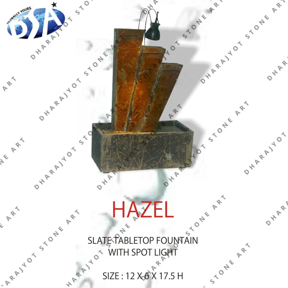 hazel slate fountain dancing fountain statue sculpture smooth finish and cheap rates and reasonable prices for  sales