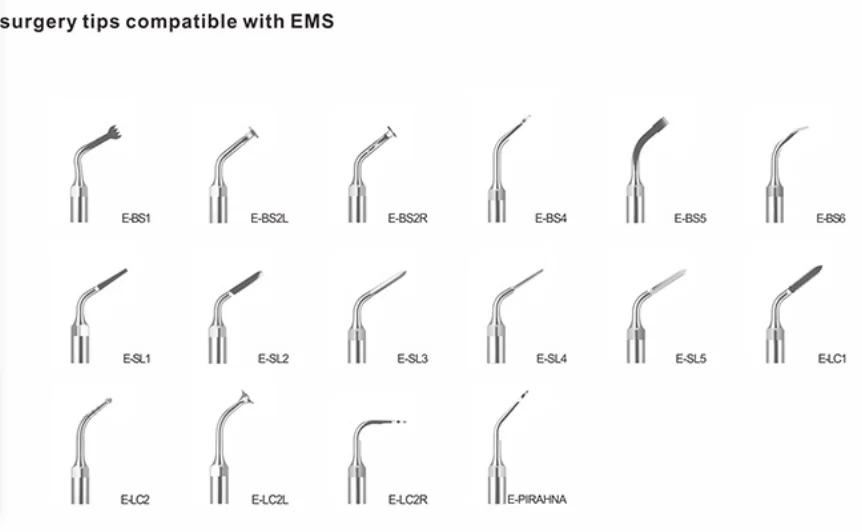 Dental  Ultrasurgery Tip  Tip Compatible with Piezotome