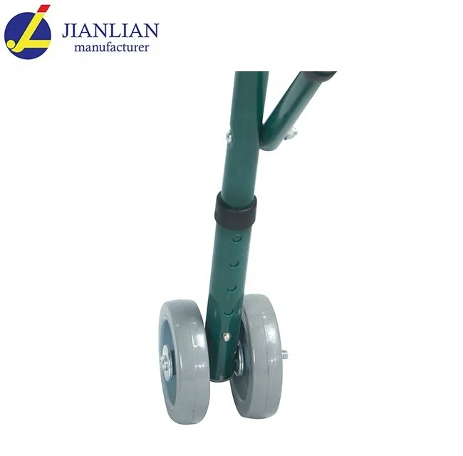Old people Front Wheel Walker with seat Very cheap help adult old people for adults orthopedic with seat Aluminum Walker