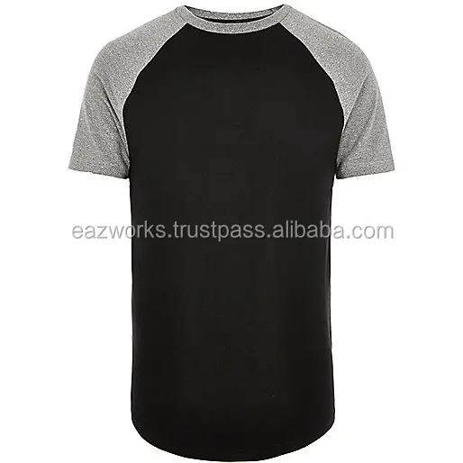 
Mens Round Hem Longline T Shirt 
