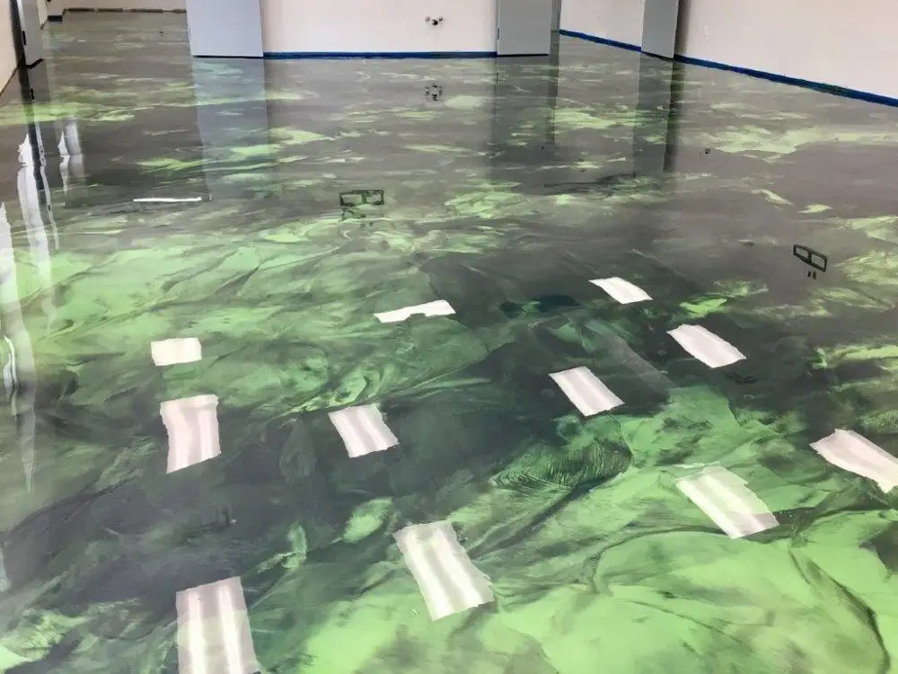 Polyforte metallic epoxy two-component metallic epoxy for floor