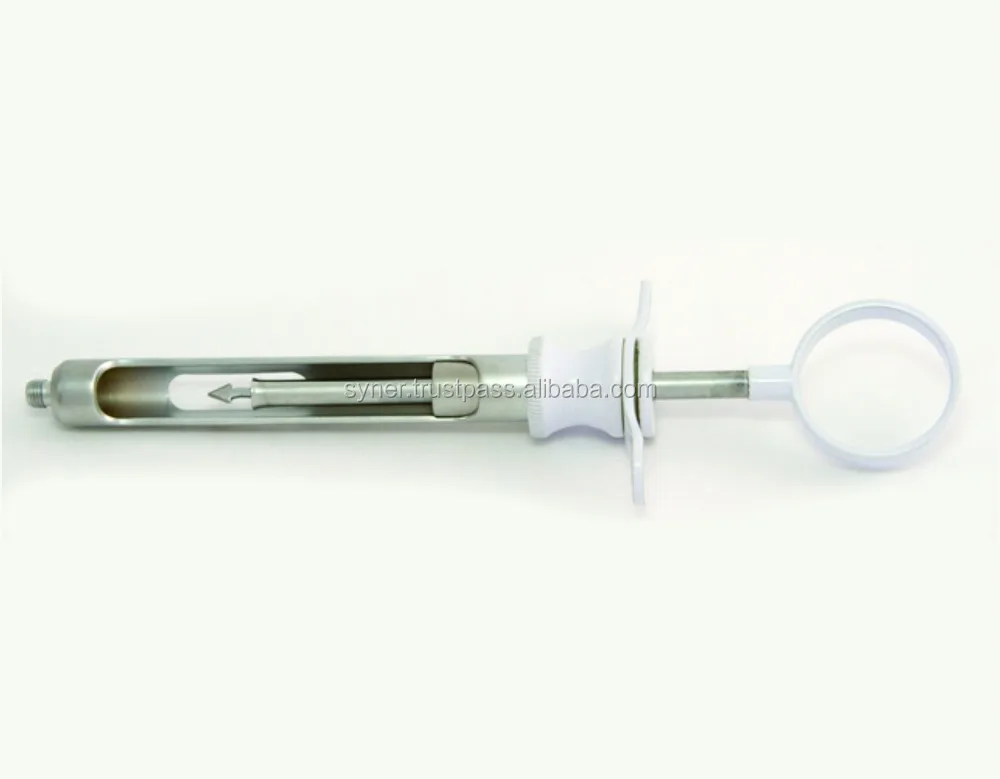 DENTAL DENTIST SURGICAL ASPIRATOR SYRINGE STAINLESS STEEL/Syringe Type Carpule With White Suctor Dental Instruments