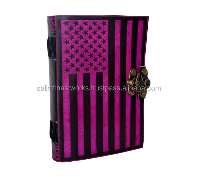 Тетрадь для заметок ручной работы с тенью, кожаная, молочная, Кельтская, кожаная тетрадь для заметок с флагом США