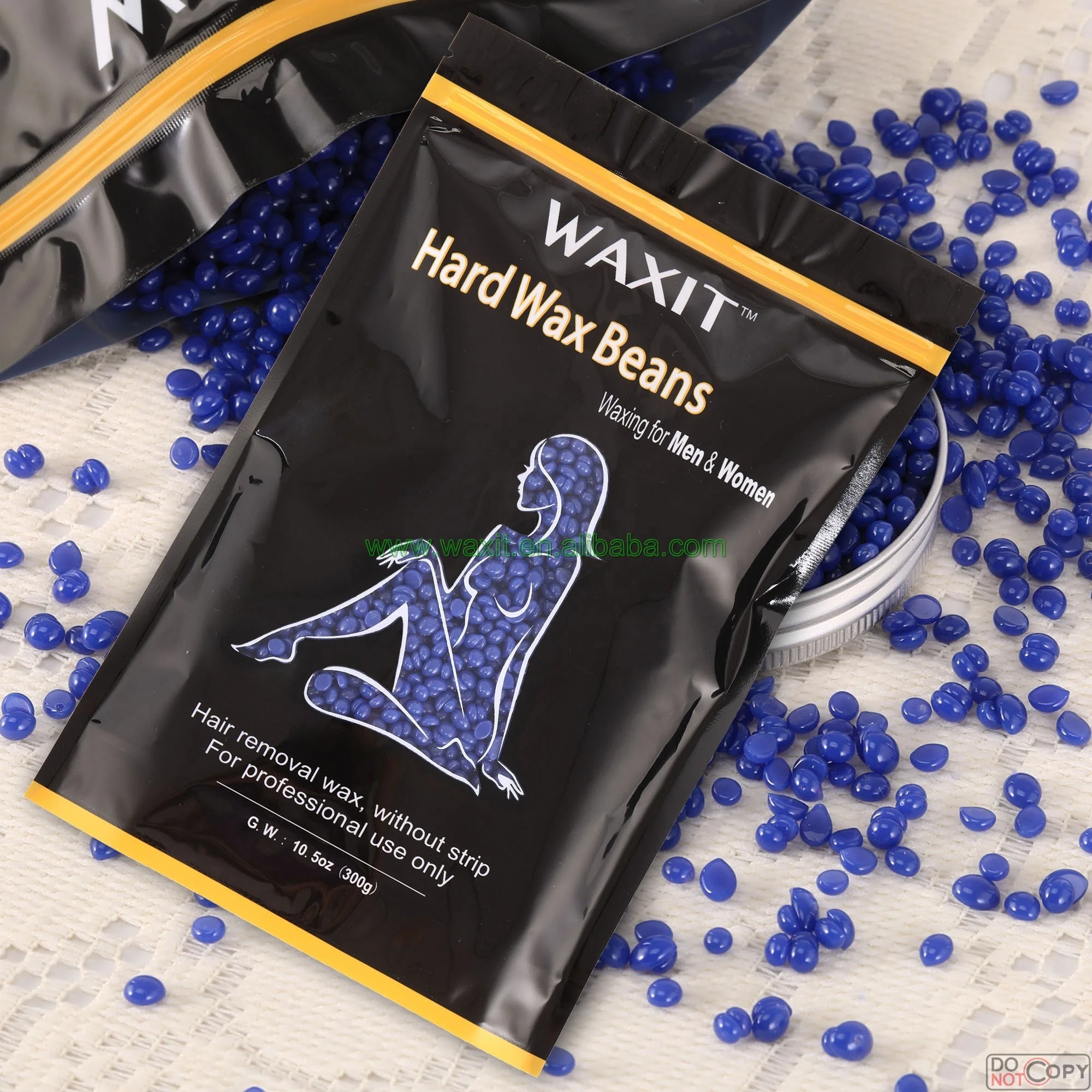 
2017 Hard Wax Honey Beans Hot Wax Depilatory Pearl Without Sticker Hair Removal Wax 