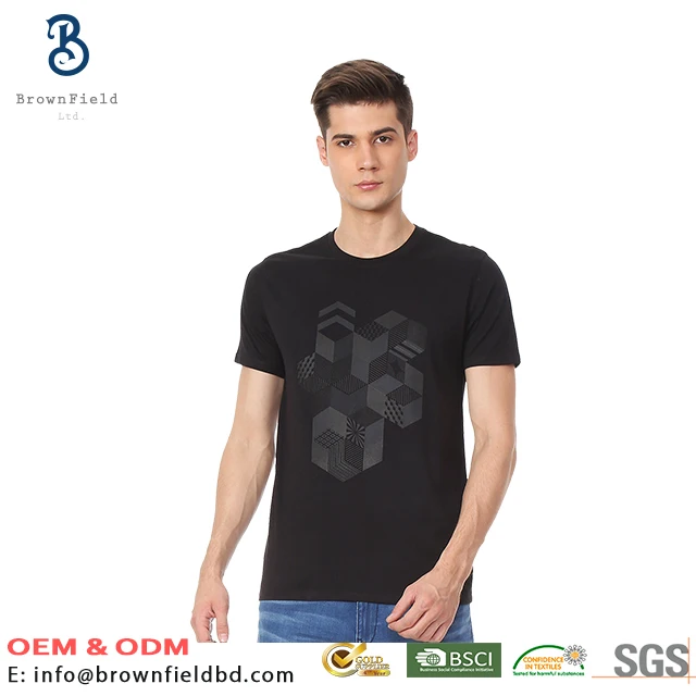 Brended High Quality Product Printed Short Sleeve With Company Logo Running Sport Slim Fit New Design Hip Hop Custom T-shirt