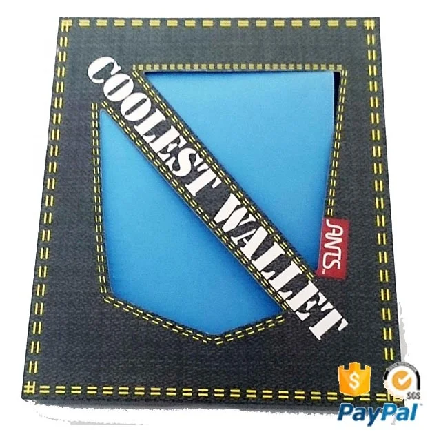 
Novelty custom logo silicone rubber smart Wallet for men 
