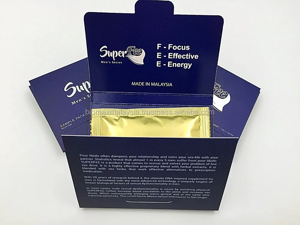 
Men Stamina Superfee Bio Herbal Coffee 