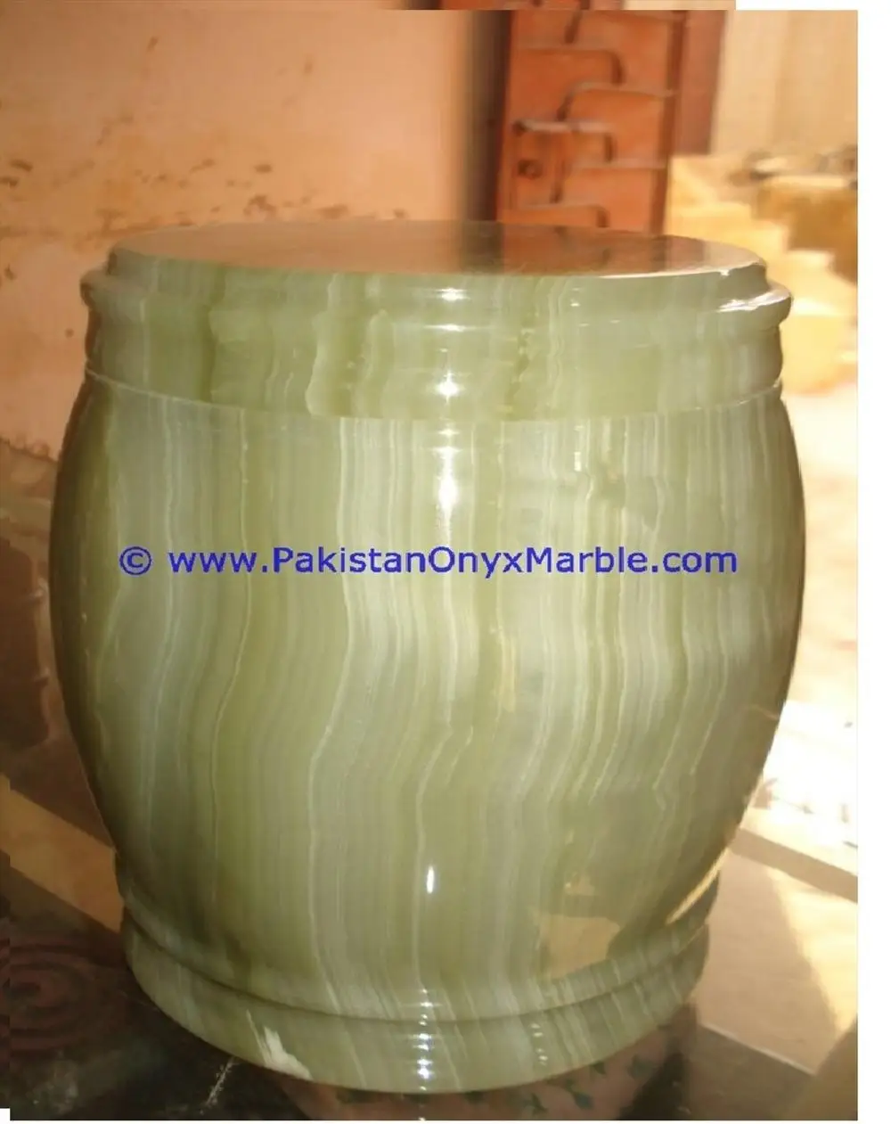 Pakistan Best Onyx & Marble Hand carved Urns Available