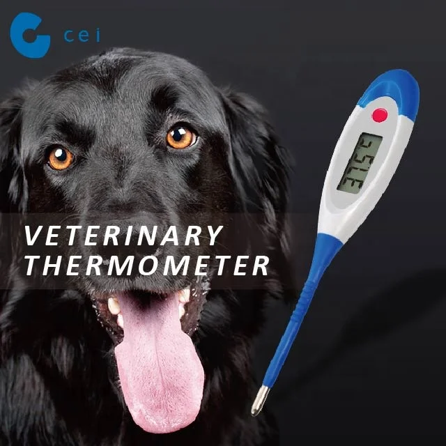NEW Pet Products Bendable Waterproof Thermometer Veterinary Equipment Temperature Gauge