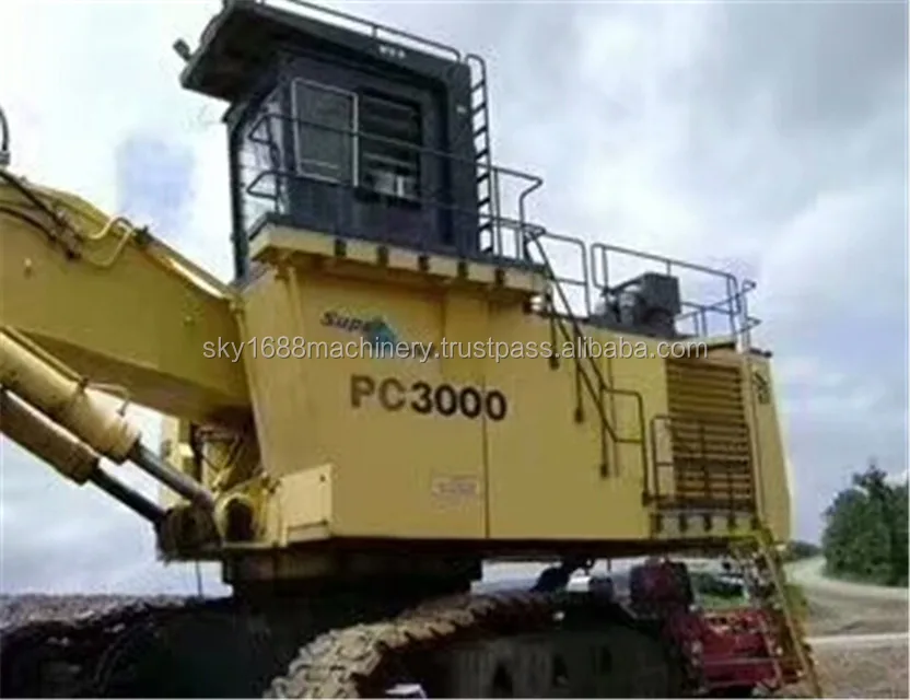 secondhand komatsu PC3000 excavator in japan condition/300ton komatsu excavator for sale