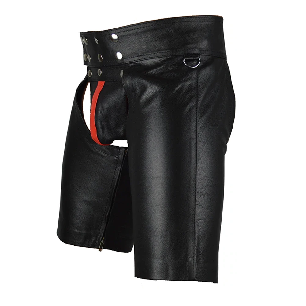 
custom leather chap/men leather chaps / genuine leather chaps 