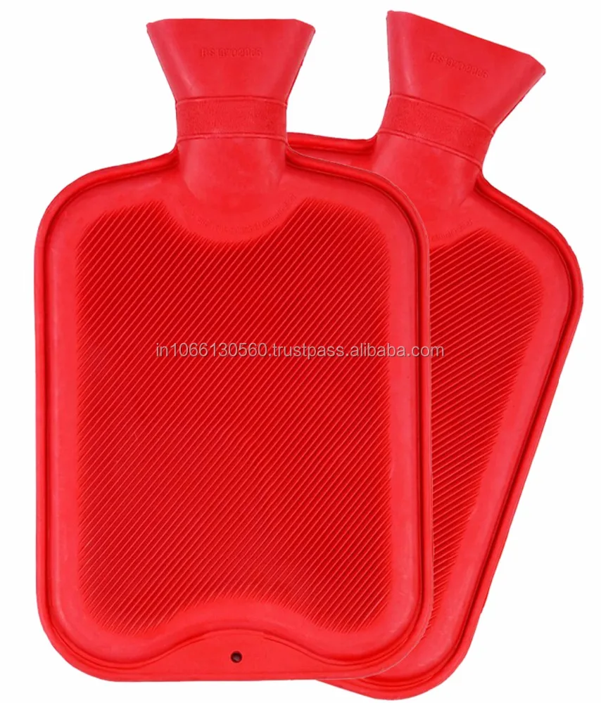 
High Quality Big Size 2000ml Reusable Rubber Hot Water Bag / Bottle 