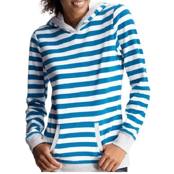 women striped  hoodies Stylish pullover hooded sweatshirt women casual elegant ladies wear hoodie clothing