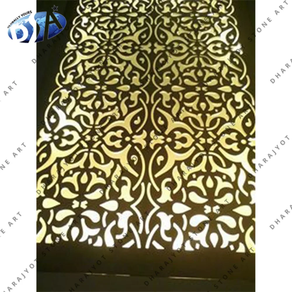 
Beautiful Marble Carving Interior Big Wall Jali Decor 