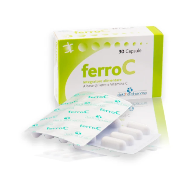 
Iron and Vitamin C tablets - Iron supplement Gluten Free Made in Italy High quality supplements 