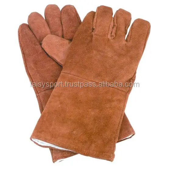Leather Work heat resistant Labor Protection Hand Safety Gloves for Industrial Work Garden Construction Mechanics
