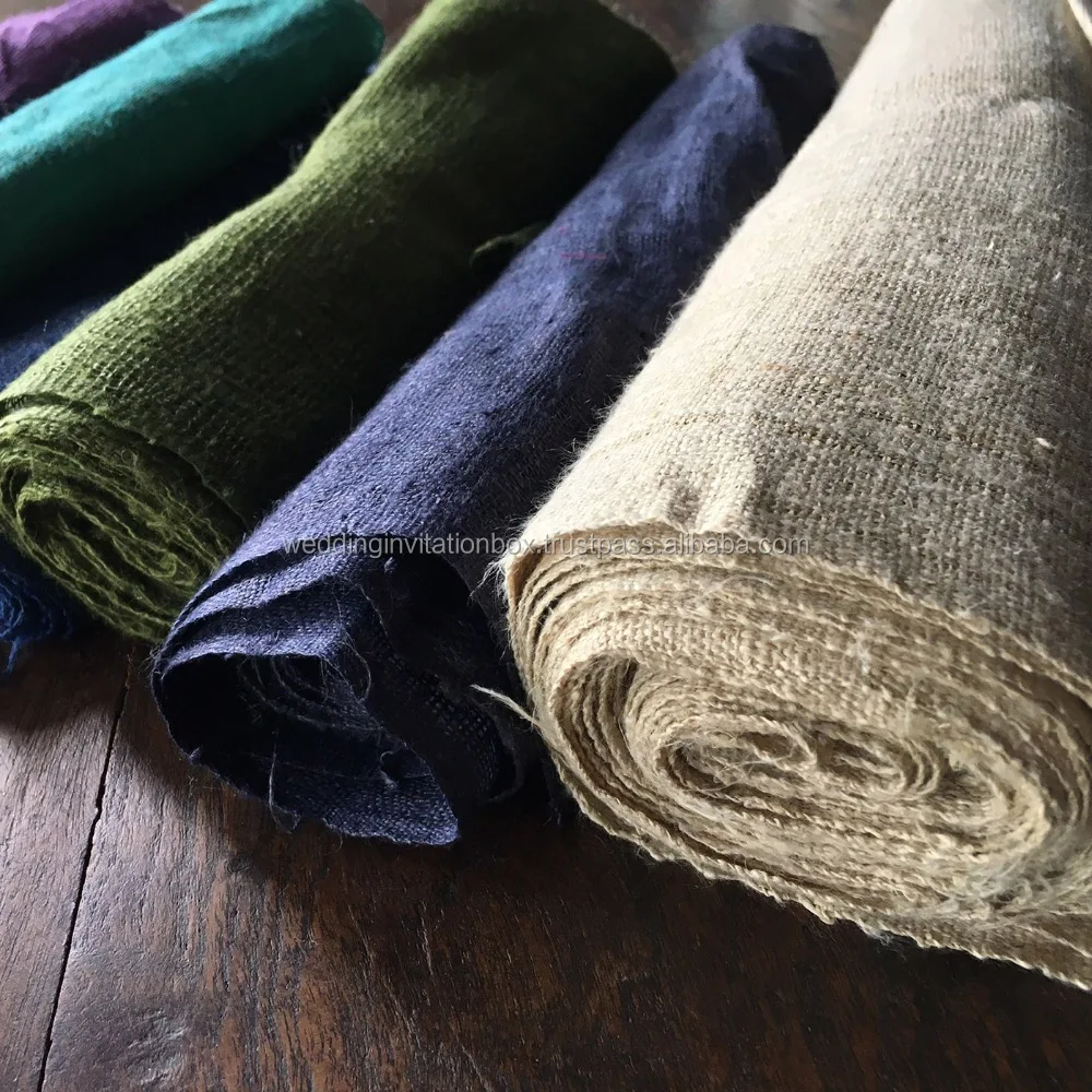 Best Seller Thai Stylish Eco Packaging 100% Hemp Drawstring Bags