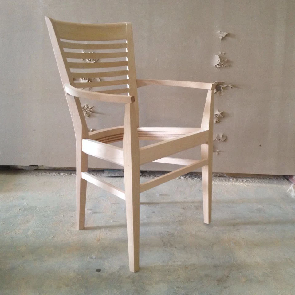 Beech arm chair frame