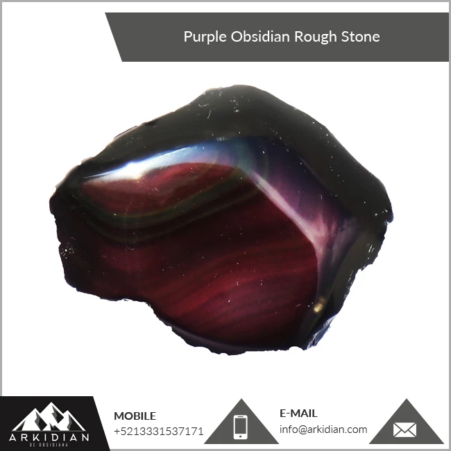 
Beautiful Decorative Purple Rough Natural Obsidian Stone at Best Price 
