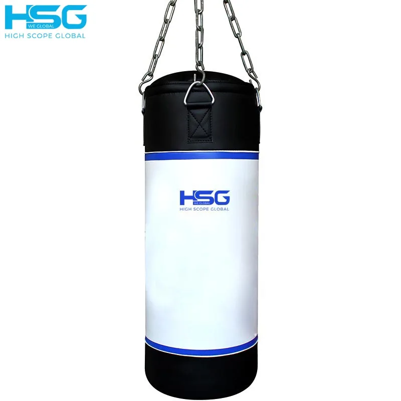 Custom Boxing Punching Bags Muay Thai Heavy Leather MMA KickBoxing Martial arts Gym Training Bags