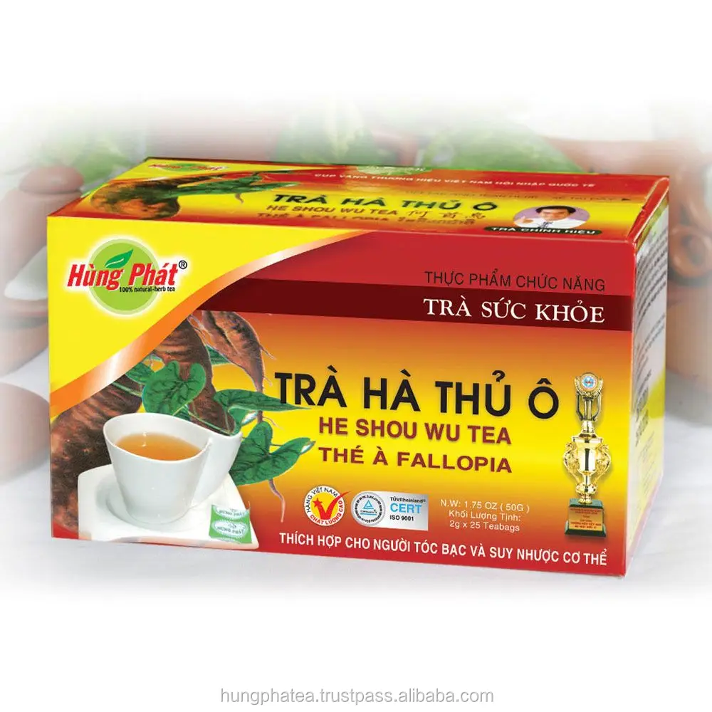 He-show-wu Tea - Flavored Herbal Teabag