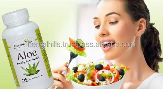 
Best selling Ayurvedic Life GMP Certified Aloe vera Aloe capsule, 400mg, 120 capsules for advanced healthcare 
