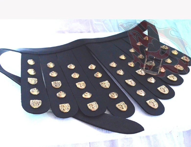 
Greek Muscle Armor Leather Belts 