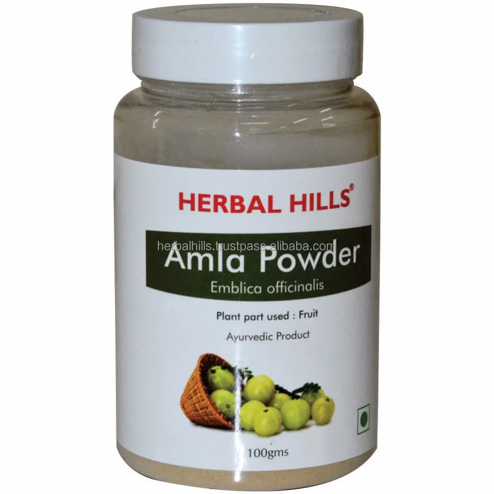 
Natural & Pure Amla Fruit / Amlaki Emblica Officinalis Powder for Skin, Hair and Eyes - 100 