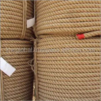 3 Strands Twisted Jute Rope, Jute Twine for 4 mm - 50 mm.