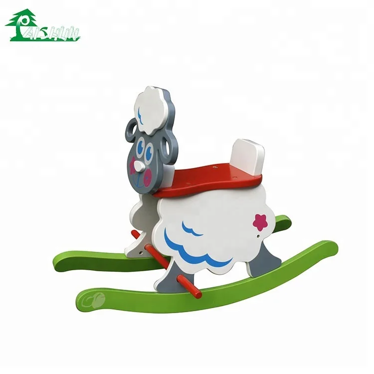 
Wholesale China Children Toy Wooden Cheap Kids Safety Rocking Horse 