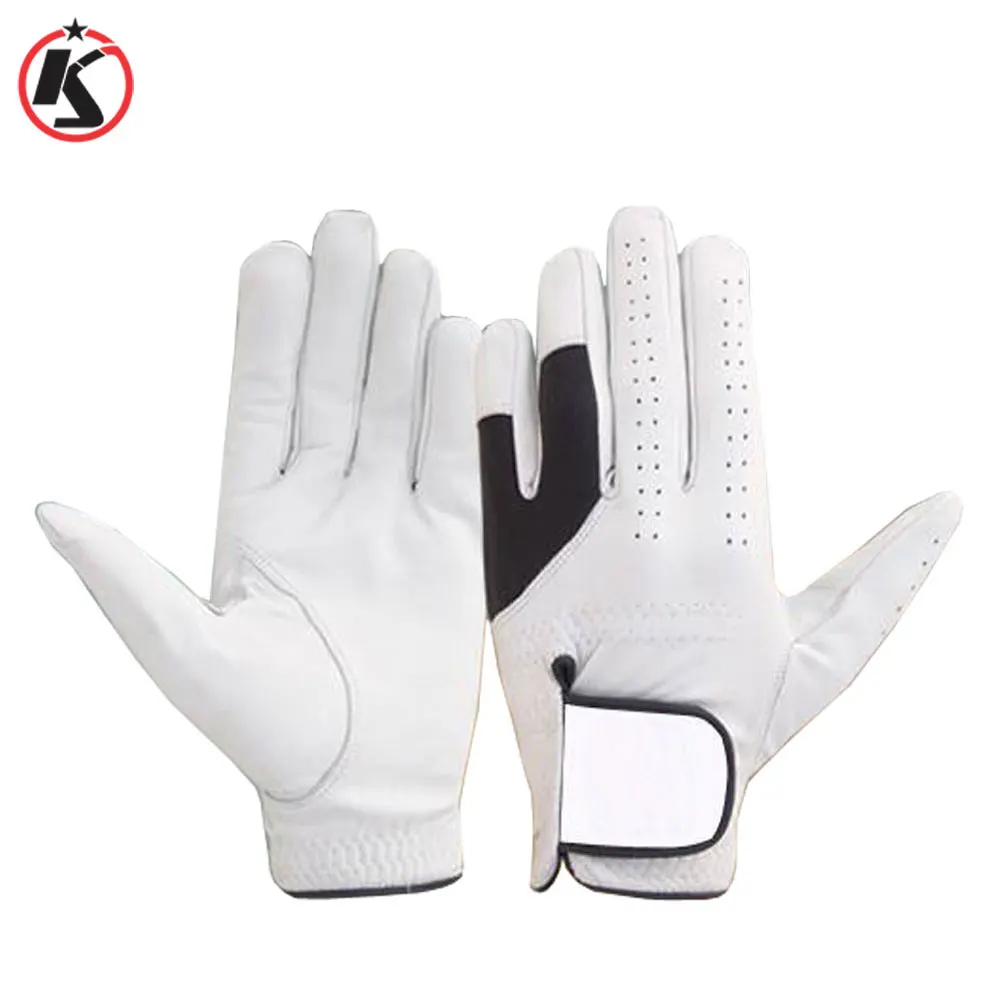 Custom Colour Leather Golf Gloves For Men