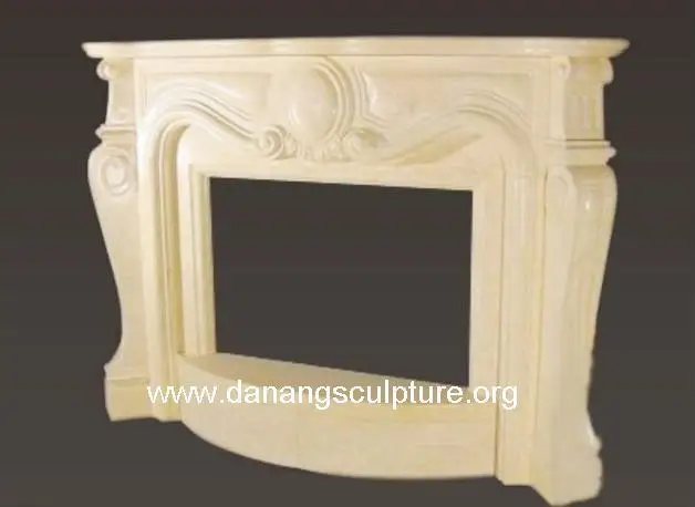 European style boy statue marble fireplace mantle french classic marble fireplace with angel statues design