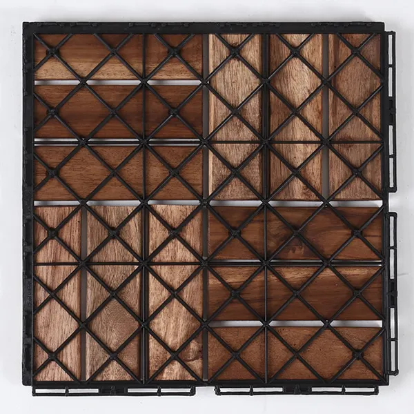 DIY Wood Patio Deck Tiles for Balcony/ Waterproof Vietnam Outdoor Patio Deck Flooring