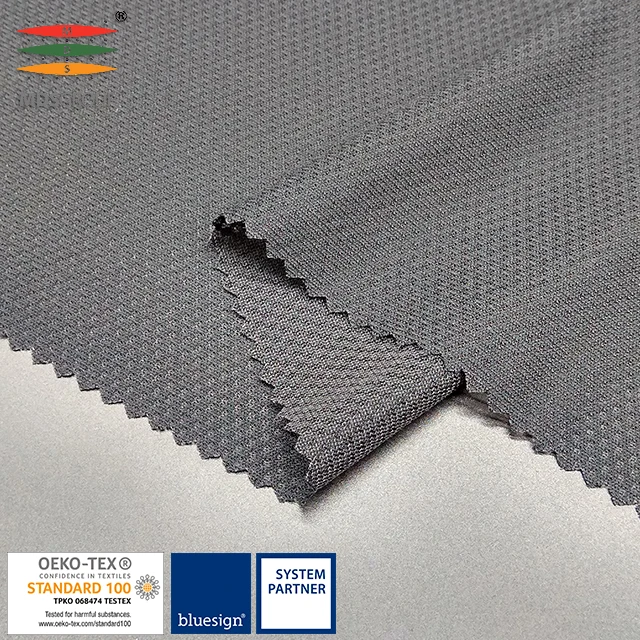 100%micro polyester warp knit tricot hydrophilic mesh organic mesh fabric