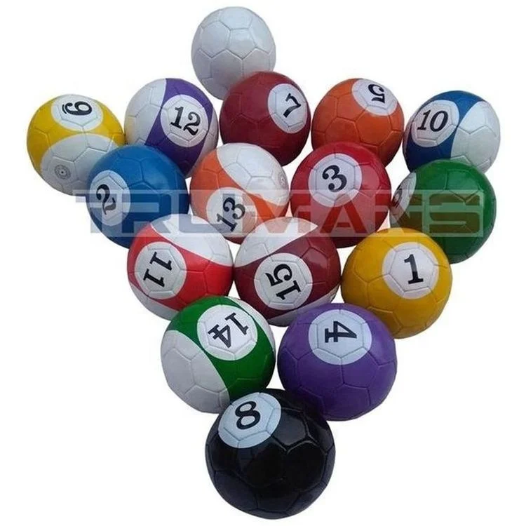 Sports Balls Soccer Ball Billiard Poolball Football Game 16 Pieces Complete Set Snooker Game Snookball