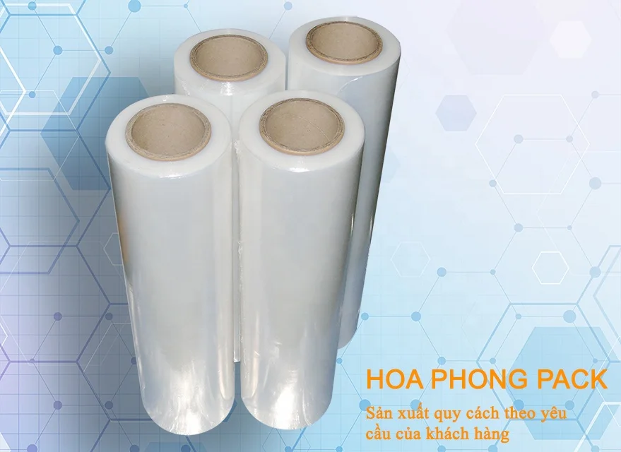 
Transparent stretch film for pallet wrapping 4 roll/box with good quality and various specification 