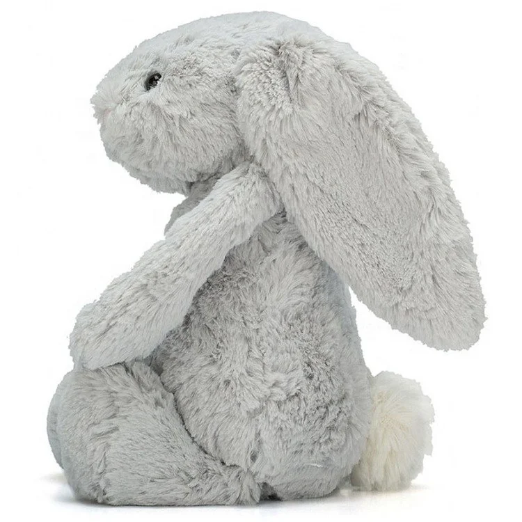 Stuffed Animal Rabbit Plush Toy Grey Bunny Rabbit Soft Toy